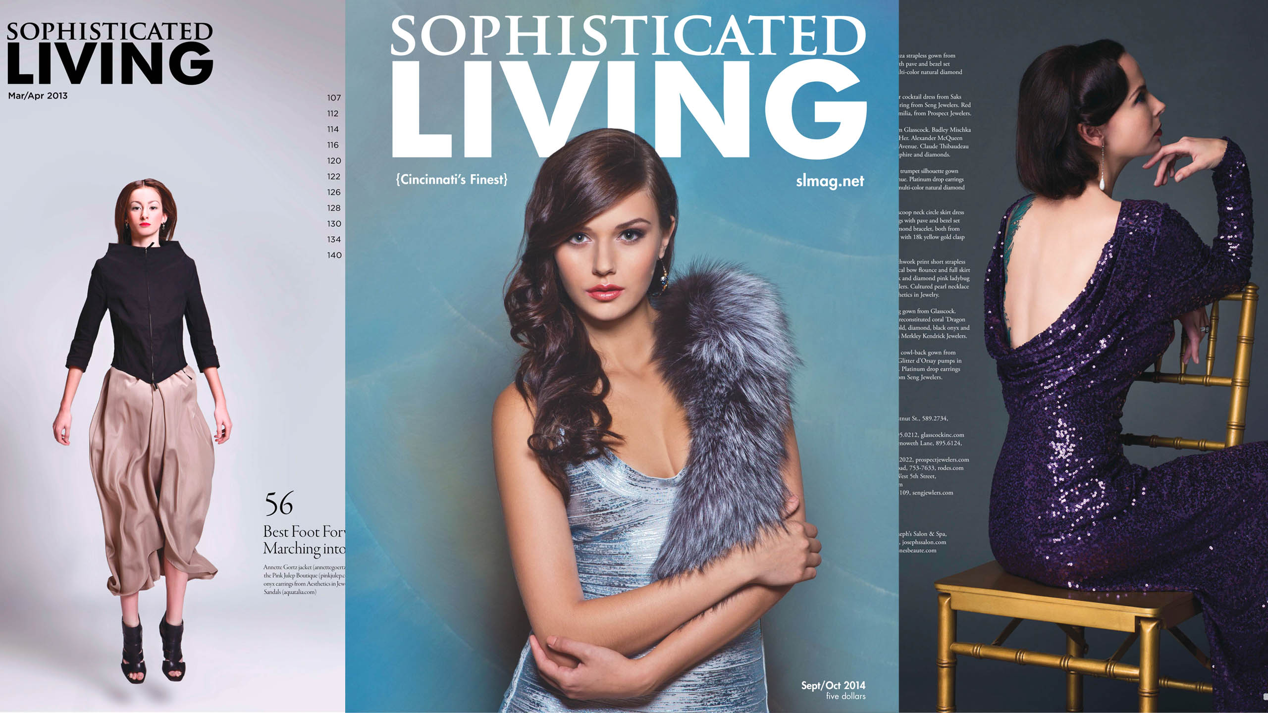 Sophisticated Living Magazine Covers by Andrew Kung Photography